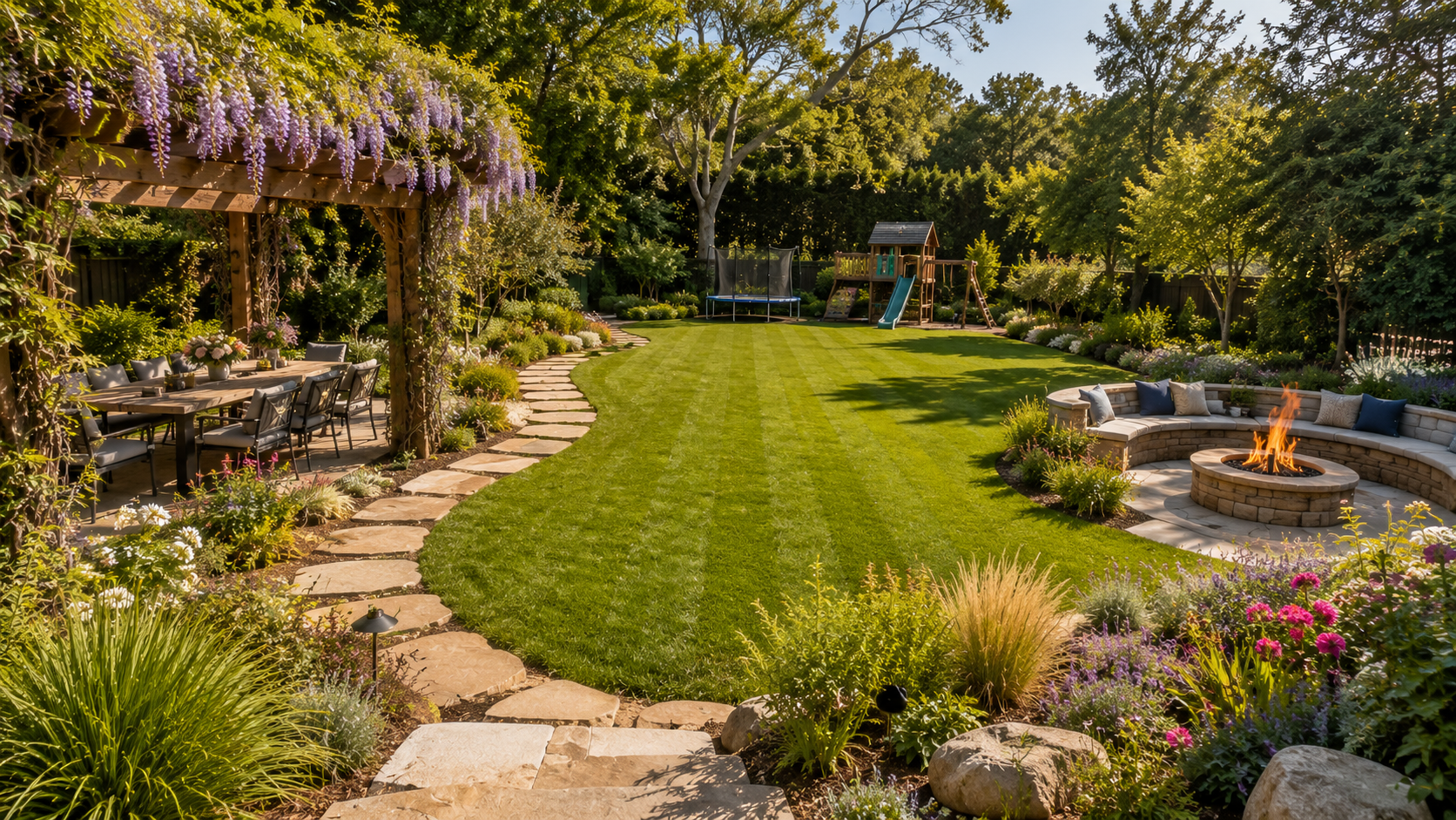 Backyard Garden Design in Abu Dhabi - landscaping service 17