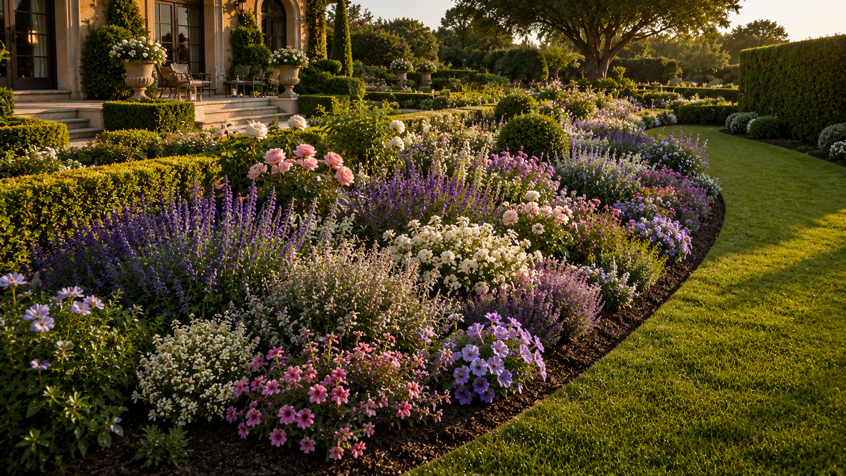 Flower Bed Installation in Abu Dhabi - landscaping service 31