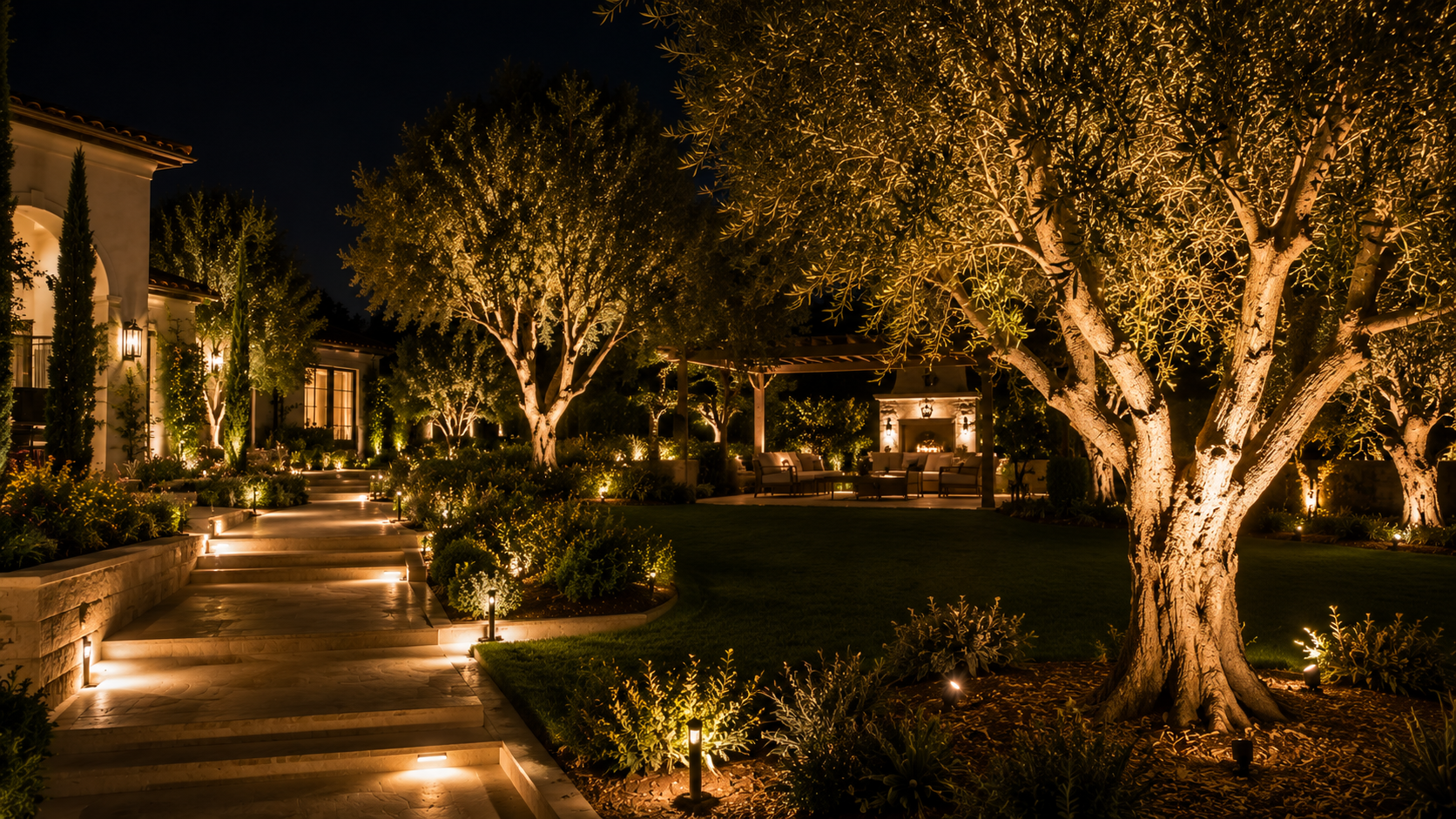 Garden Lighting in Abu Dhabi - landscaping service 36