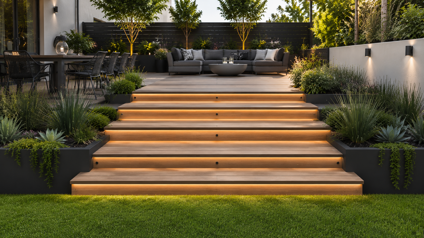 Garden Steps Installation in Abu Dhabi - landscaping service 48