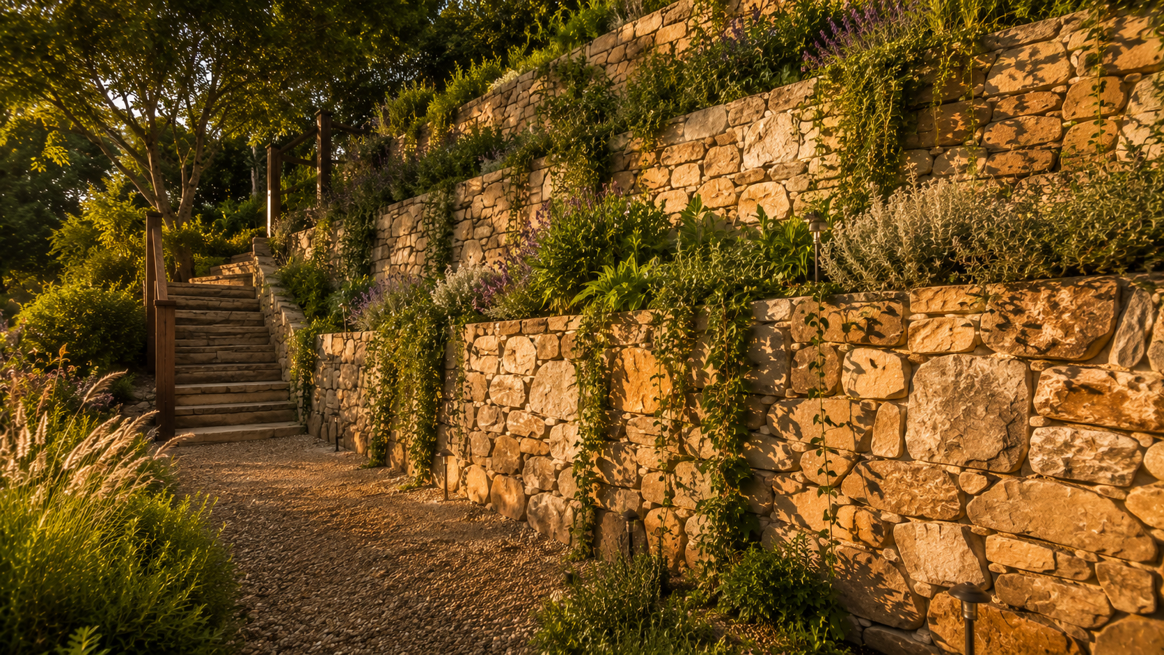Garden Wall Installation in Abu Dhabi - landscaping service 26