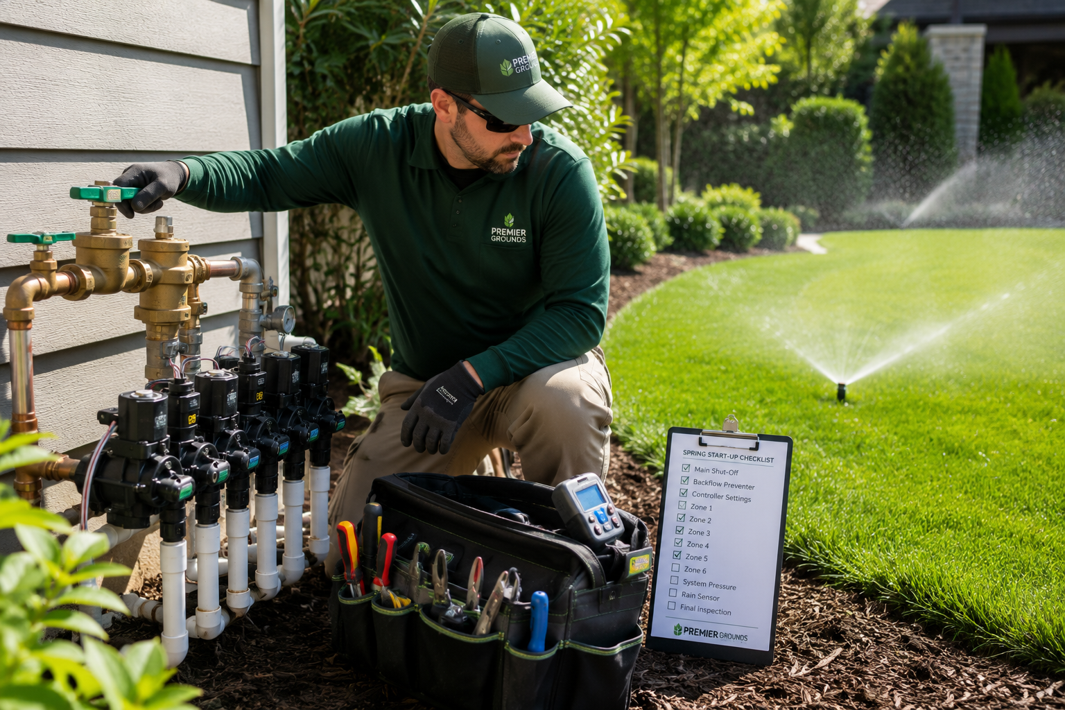 Irrigation Maintenance in Abu Dhabi - landscaping service 12