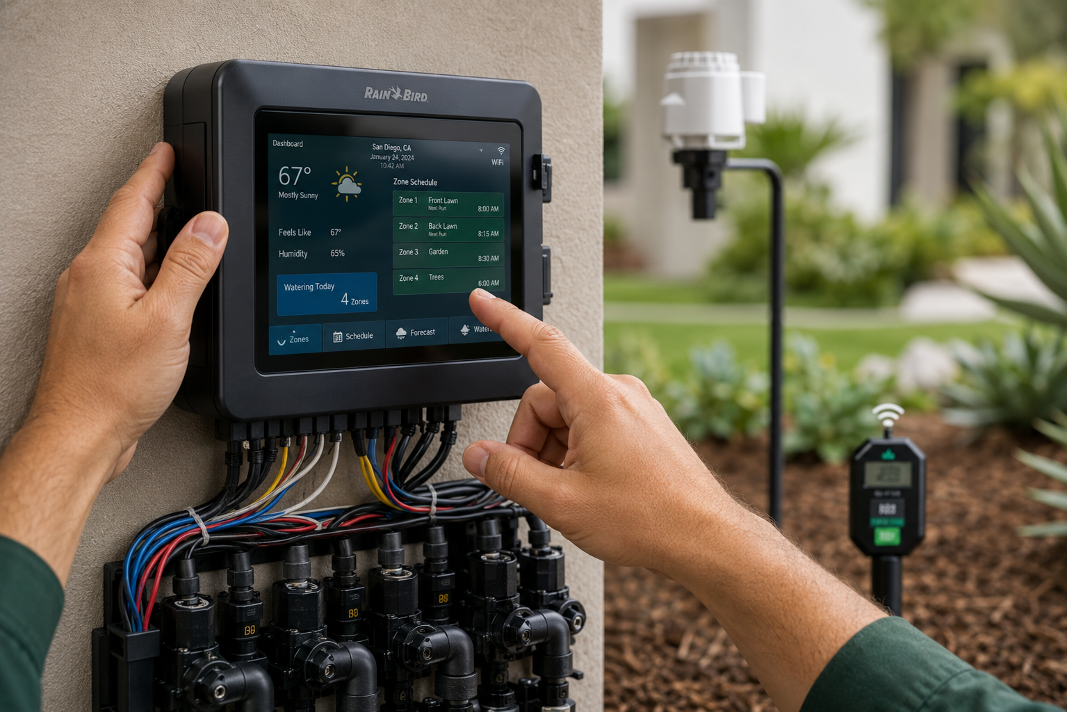 Irrigation system installation Abu Dhabi