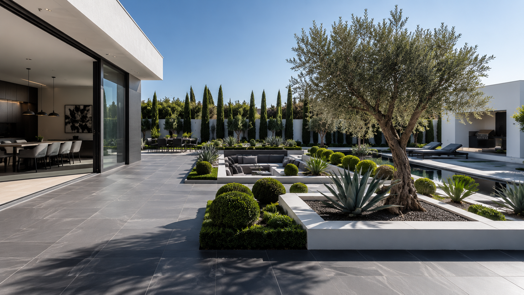 Modern Garden Design in Abu Dhabi - landscaping service 15