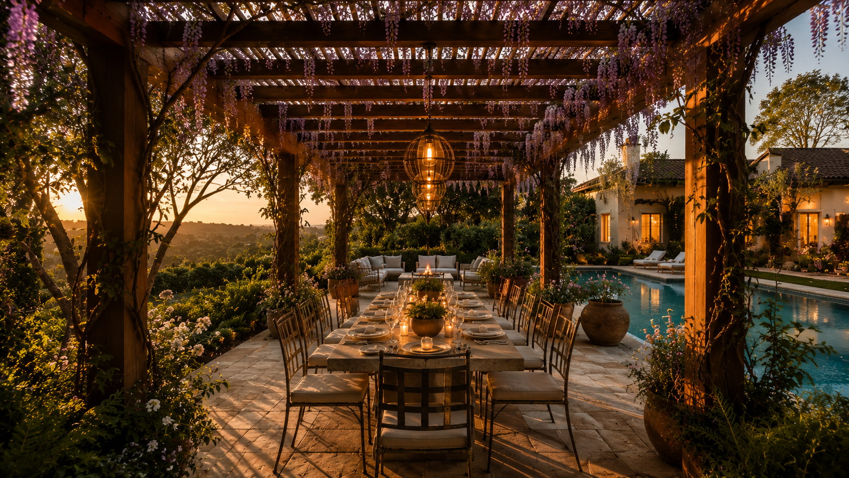 Pergola Installation in Abu Dhabi - landscaping service 23