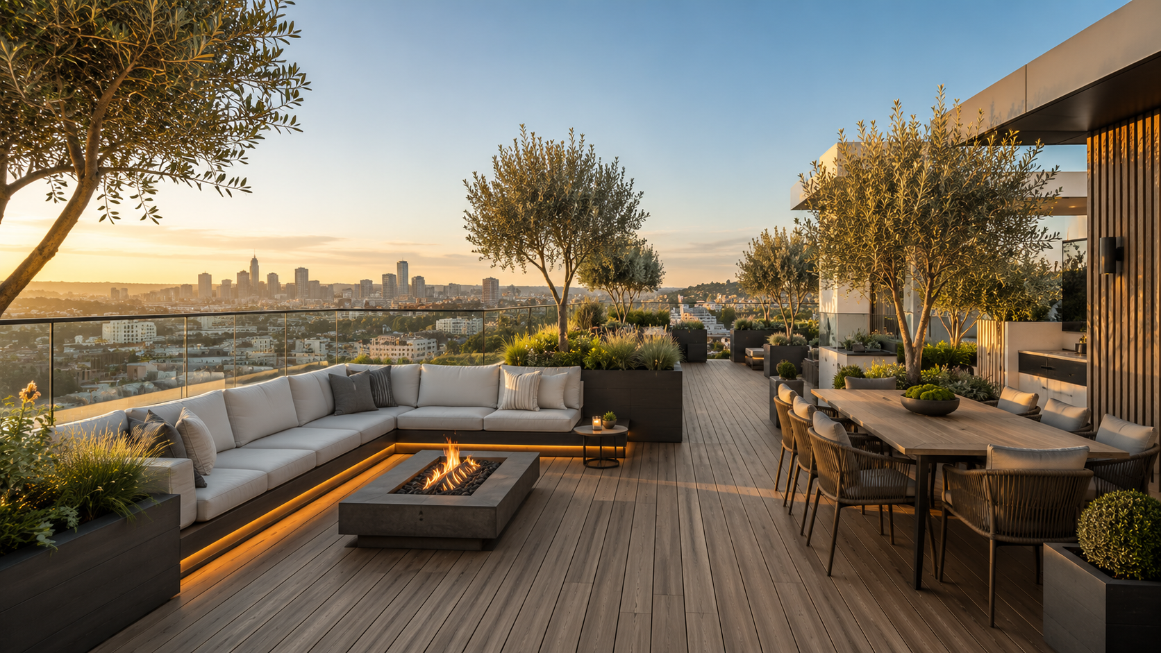 Rooftop Garden Design in Abu Dhabi - landscaping service 19