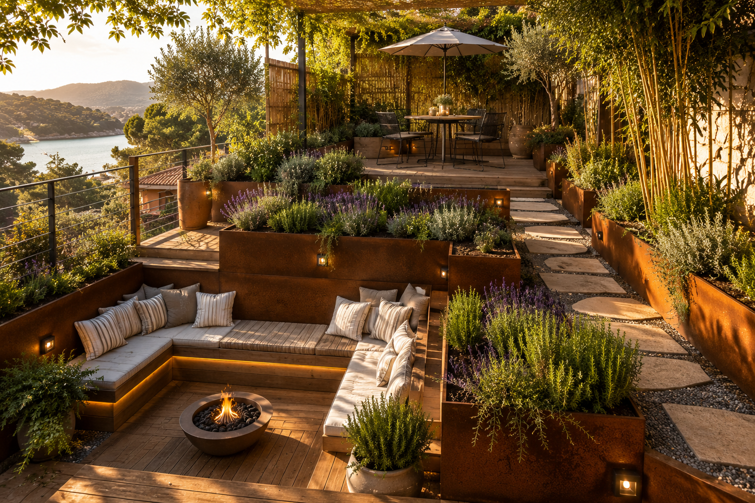 Small Garden Design in Abu Dhabi - landscaping service 14